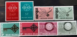 Belgium, Europa CEPT 4 Sets. MNH. - Picture 1 of 1