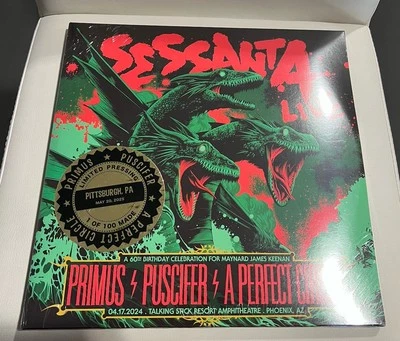 Sessanta Live Vinyl 4LP Puscifer Primus A Perfect Circle X/100 Pittsburgh PA APC - Image 1 of 2