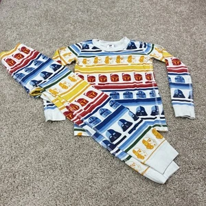 Hanna Andersson Star Wars RAINBOW Long John Pajamas Size 120 6-7 Long Sleeve Set - Picture 1 of 8