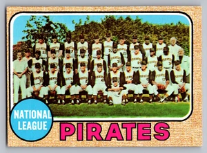 1968 TOPPS #308 PITTSBURGH PIRATES TEAM CARD W/CLEMENTE/MAZEROSKI/STARGELL - Picture 1 of 3