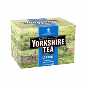 Bolsas de té Yorkshire descafeinadas 160 por paquete - Imagen 1 de 1