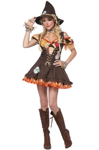 Brand New Sassy Scarecrow Women Adult Costume - Picture 1 of 1