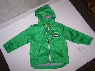 Carter's Boys Outerwear Light Jacket Varsity Athletic Dept Green Size M 5-6 NWT - Image 1 of 2