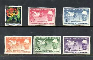 Guinea Briefmarken - Scott #'s 168, 170-4 - postfrisch - Bild 1 von 1