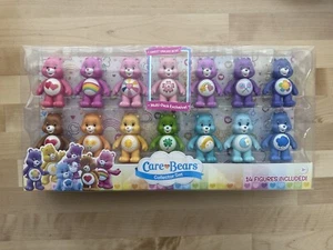 NEW Care Bears 2016 Figures Set of 14 Collectors Edition Sweet Sakura Bear - Picture 1 of 5