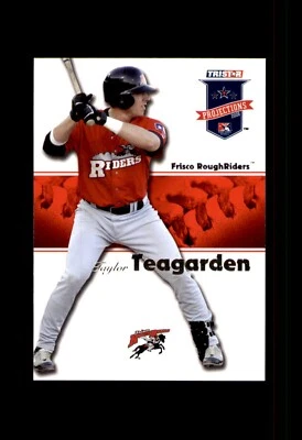 2008 TRISTAR PROJECTIONS BASEBALL ROOKIE CARD #389 TAYLOR TEAGARDEN - Image 1 of 2
