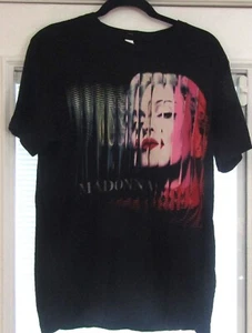 Camiseta MADONNA The MDNA Tour Concierto Negra Gráfica Talla Mediana - Imagen 1 de 3