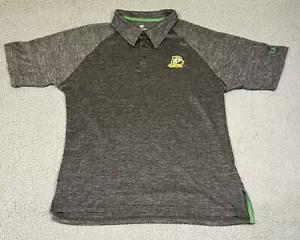 Men's Colosseum Heathered Gray Oregon Ducks Alternate Logo Down Swing Raglan - Picture 1 of 5