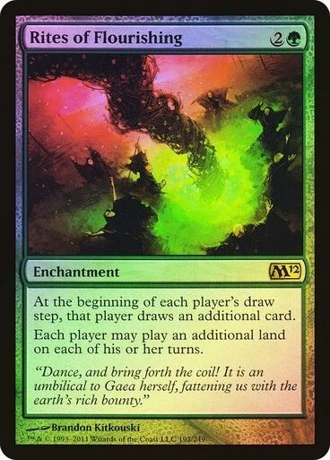 MTG - Rites of Flourishing - Foil - M12 - Magic the Gathering - Image 1 of 1