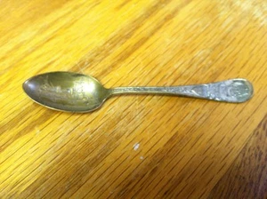 ANTIQUE SPOON FLAGSHIP OLYMPIA GEO HOMER BOSTON SILVERPLATE - Picture 1 of 8
