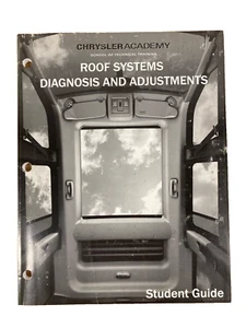 2011 Chrysler Jeep Roof Repair Service Training Manual - Sebring, Sky Slider, JK - Picture 1 of 18