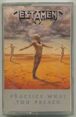 TESTAMENT Practice What You Preach; Cassette 1989 Megaforce Records - Image 1 of 4