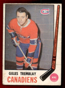 1969-70 O-Pee-Chee #168 Gilles Tremblay VG BACK ISSUE