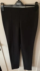 Louben Pull On Black Dress Pants Women’s Size 6 With Spandex  - Picture 1 of 5