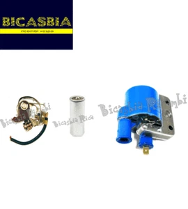 11519 - CONDENSATORE + RUTTORE CONTATTI + BOBINA ESTERNA VESPA PX 125 150 200 - Imagen 1 de 1