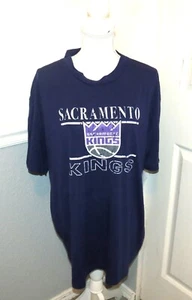 Fanatics Mens Sacramento Kings NBA Purple Polyester Basketball T-Shirt Top XL - Picture 1 of 3