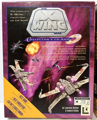 Star Wars X-Wing Collector's CD-ROM – BOX & INSTRUCTIONS ONLY – MISSING CD GAME - Image 1 of 4