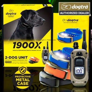 Dogtra 1900X Remote Training 3-Dog Collar 3/4 Mile Range, Boost & XPP Vibration - Picture 1 of 24