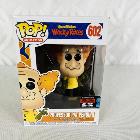 Funko Pop Animation Wacky Races Professor Pat Pending 2019 Fall Convention Cover