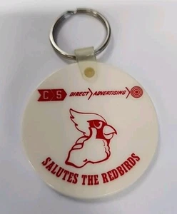 Illinois State University Redbirds Vintage 86-87  Mens Basketball Sched.Keychain - Picture 1 of 4