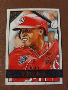 2020 JUAN SOTO TOPPS GALLERY NATIONAL BASEBALL CARD DAY #GP-7 NATIONALS PADRES