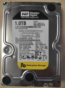 Hard Disk Drive Western Digital Enterprise Storage SATA 1 TB WD1003FBYX - Bild 1 von 1