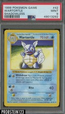 1999 Pokemon Game Shadowless #42 Wartortle PSA 9 MINT