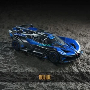 BN Bburago 1:64 Blue Bugatti Bolide Racing Sports Model Diecast Metal Car - Picture 1 of 8