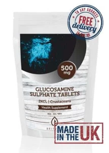 Tabletas de sulfato de glucosamina 2KCL 500 mg GB BritVits - Imagen 1 de 12