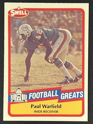Paul Warfield #119 1989 Swell Greats  Miami Dolphins - Image 1 of 2