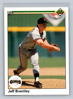 Jeff Brantley San Francisco Giants 1990 Upper Deck #358 Rookie Card - Image 1 of 2