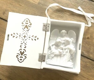 Roman Inc Pierced Porcelain Nativity Christmas Ornament  “Lace Illusions” 3D - Picture 1 of 5