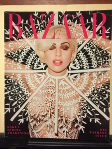 Bazaar Magazine Harper's March 2014 Lady Gaga Cover - Picture 1 of 1