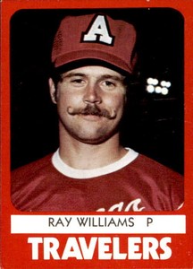 1980 Arkansas Travelers TCMA #20 Ray Williams Thousand Oaks California CA Card