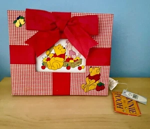 Vintage DISNEY Store Fruit Stand Photo Frame WINNIE The POOH Piglet With Tags - Picture 1 of 7