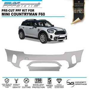 Kit pellicola protezione vernice paraurti anteriore per Mini Countryman F60 - Foto 1 di 3