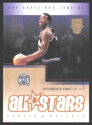 Fleer Hot Shots Hands All-Stars 2002-03 Gerald Wallace/199 #140 Foto 1 de 2