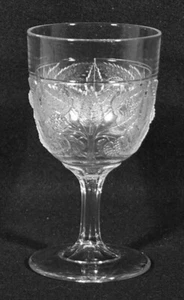 EAPG Goblet Hobbs Brockunier 1870 Blackberry 6" Tall - Picture 1 of 2