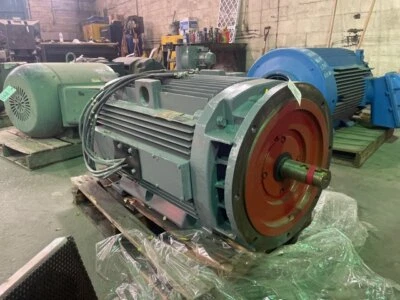 350 HP General Electric AC Electric Motor 1800 RPM Fr 449TSD DPBB 460 V EOK - Image 1 of 2