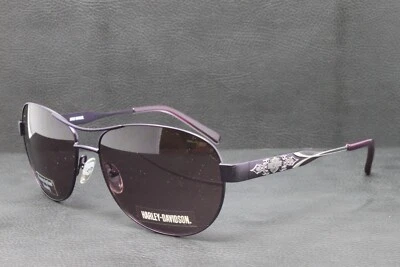 Harley Davidson Sunglasses Women's Aviator Metal Purple 59mm HDX832/PUR10 - Image 1 of 4