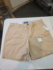 Old Navy Women's 10, Everyday Short, 7" Tan NWT Stretch Passe-partout - Picture 1 of 10
