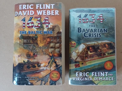 Eric Flint Book Bundle  x 2   The Bavar Crisis & The Baltic War - Image 1 of 4