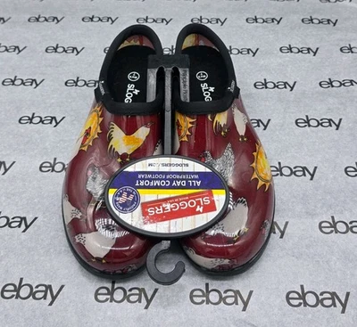 Sloggers Women's Low Tops Chickes Waterproof Garden Shoes, Size: 7,  Red - Image 1 of 3