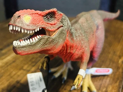 Figura Coleccionable Schleich Dinosaurio Rojo Tiranosaurio Rex D-73527 Exclusiva Foto 1 de 4