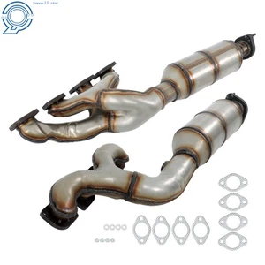 2PCS Direct Fit Manifold Catalytic Converter 2006-2008 For BMW 750i / 750Li 4.8L - Picture 1 of 14