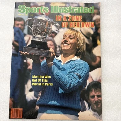 SPORTS ILLUSTRATED 6/18/84 Martina Navratilova, Kareem Abdul-Jabbar, Dara Torres - Image 1 of 4
