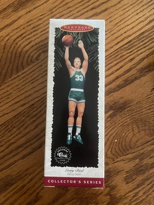 LARRY BIRD SELLO ORNAMENTO BALONCESTO ¡Incluye tarjeta de adorno! Boston Celtics! Foto 1 de 4