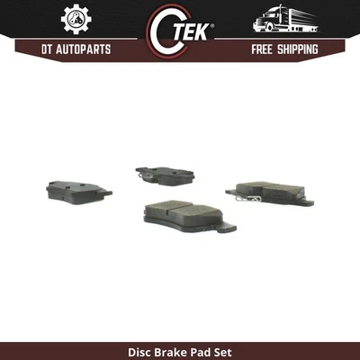 Para Saab 9-3 2003-2011 | Pastillas de freno de disco traseras centradas | Semimetálicas Foto 1 de 3