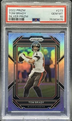 Panini Prizm 2022 - Tom Brady #273 - Silver Prizm - PSA 10 gemas como nuevo - Low Pop Foto 1 de 4