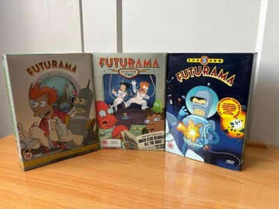 Futurama Complete Original Release Seasons 1-3 DVD Volumes 1 2 3 - Image 1 of 4